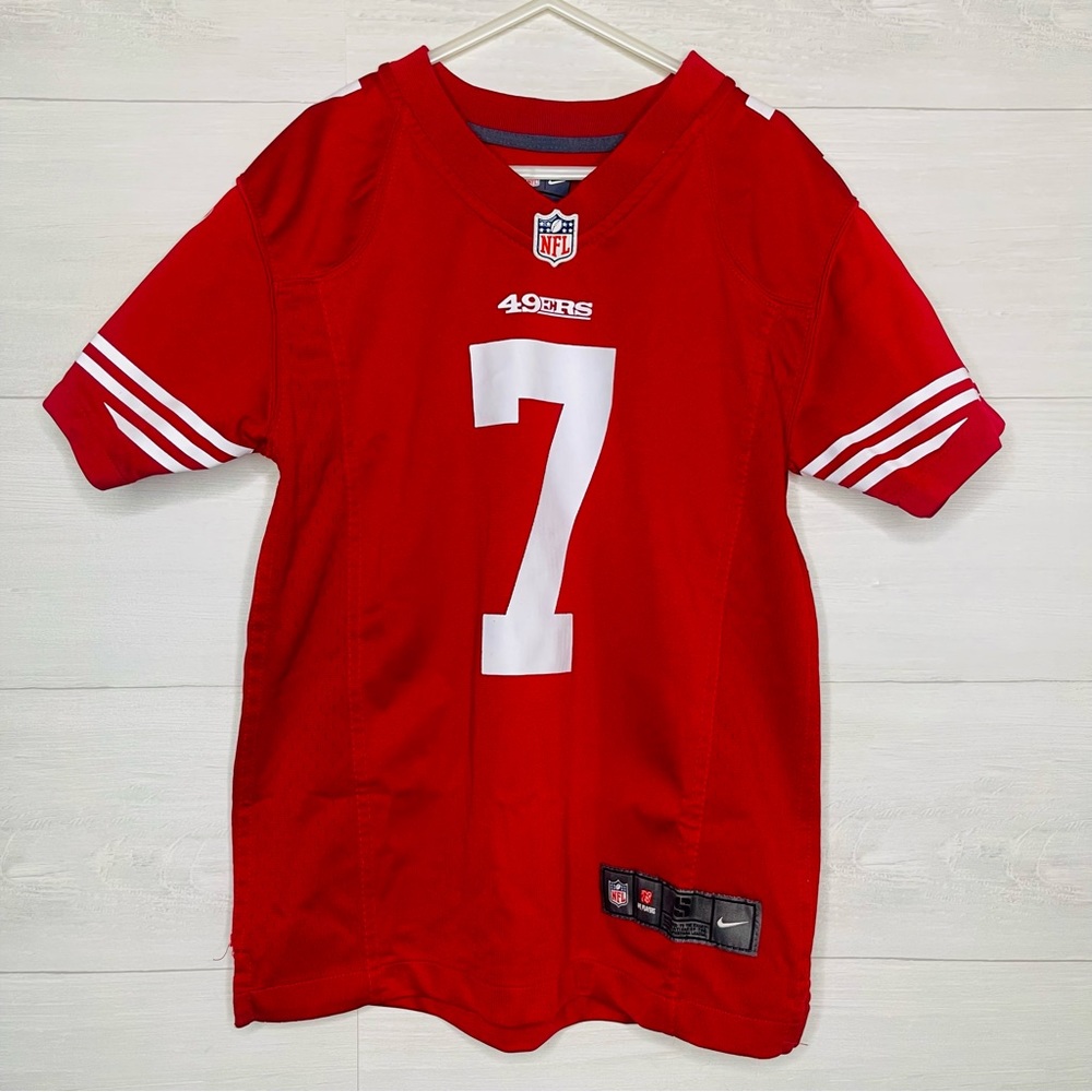 Nike NFL on Field San Fransisco 49ers Youth Small 7 Kaepernick Jersey